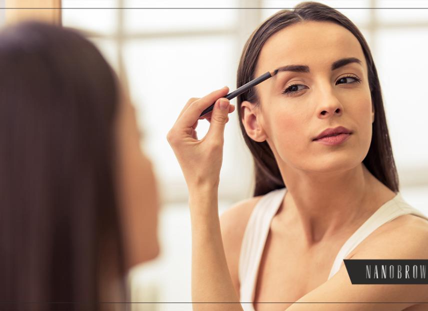 nejmódnější make-up obočí